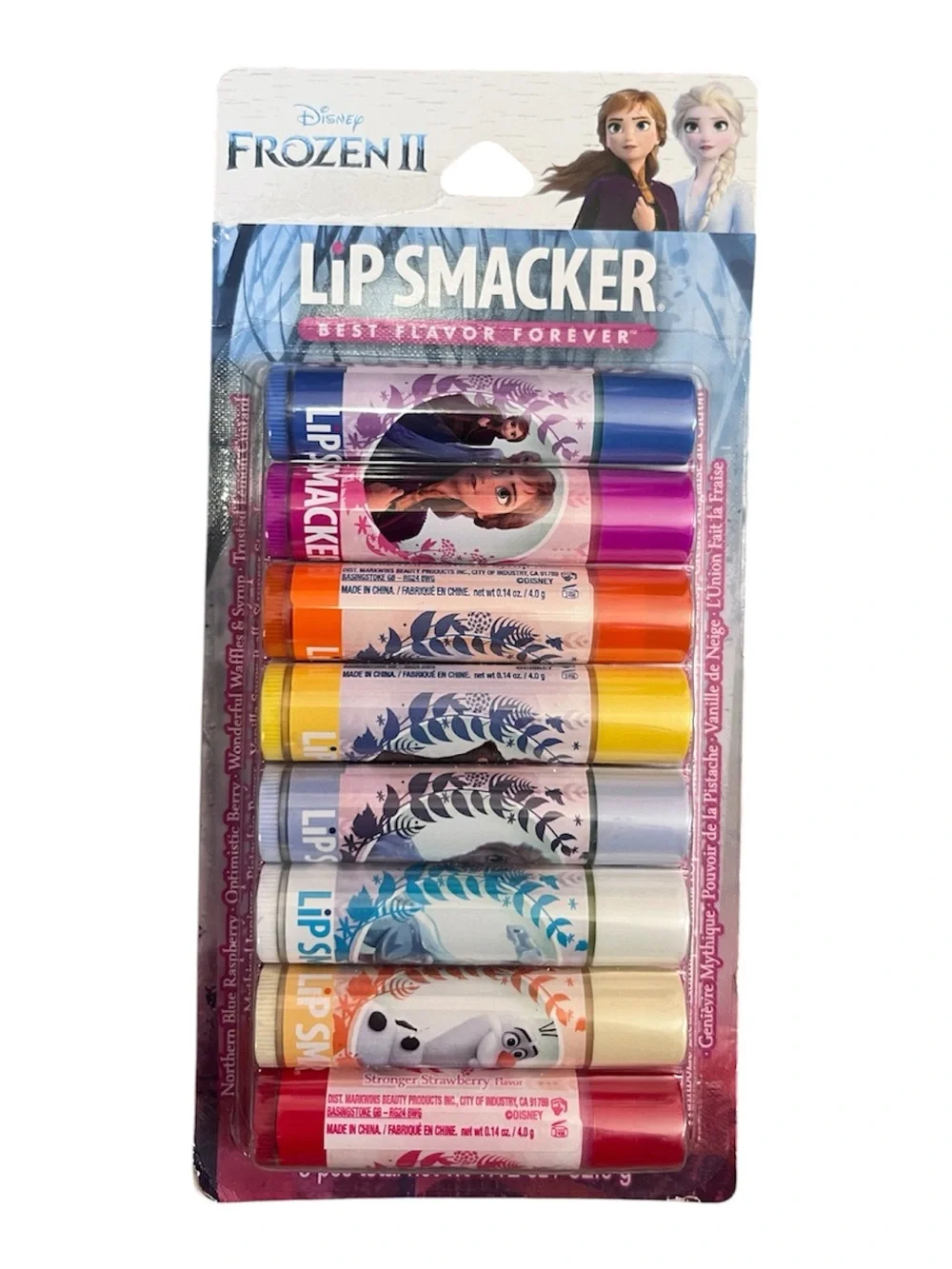 Disney Frozen II Lip Smacker 8-Piece Lip Balm Collection – NEW